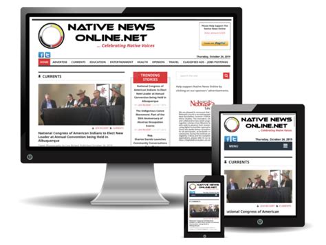 Native news online - Nov 6, 2023 · Native News. We launched Native News Online because the mainstream media often overlooks news that is important is Native people. We believe that everyone in Indian Country deserves equal access to news and commentary pertaining to them, their relatives and their communities. That's why the story you’ve just finished was free — and …